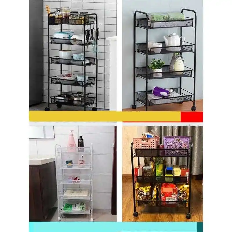 

Bathroom Utensilio De Cozinha Cuisine Rangement Shelf Mensola Cutlery Holder Estantes Prateleira Organizer with Wheels Shelves
