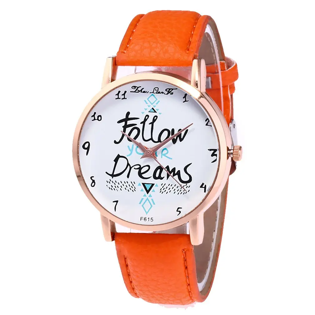 Top Brand Luxury Girl Quartzwatch Fashionable Leather Quartz Watch Women's Watches Ladies Wristwatch waresale | Наручные часы