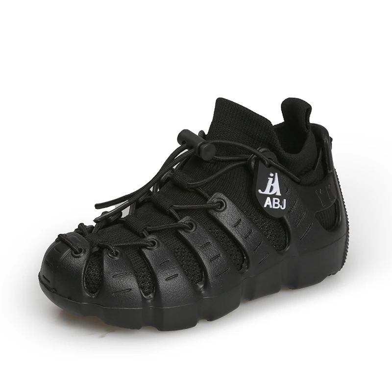 Черный Spring Autumn Light Boys Shoes Kids Mesh Flats Children Shoes Fashion Casual Boy Designer Sneakers - Цвет: Черный