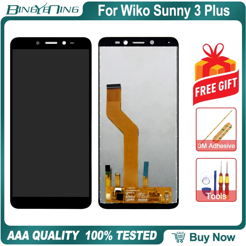 Новинка оригинальный дигитайзер для Wiko Sunny 3 Plus ЖК-дисплей и сенсорный экран с