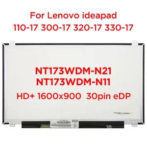 17 3 laptop lcd screen nt173wdm n21 n11 b173rtn02 2 for lenovo ideapad 110 17 300 17 320 17ikb 80xm 80xj 80vk 1600x900 30pin edp free global shipping