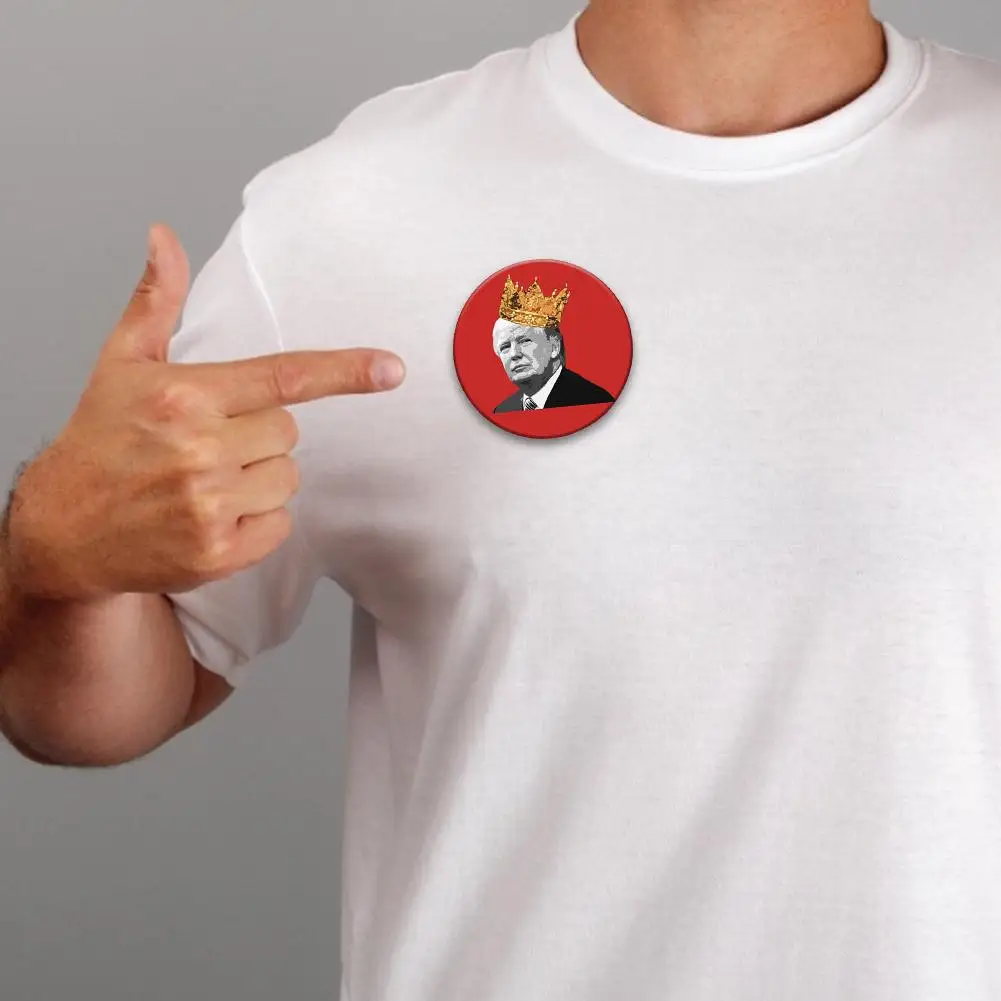 9PCS Trump Buttons Pins Donald Presidential Election Campaign Keep America Great Button Badge | Дом и сад