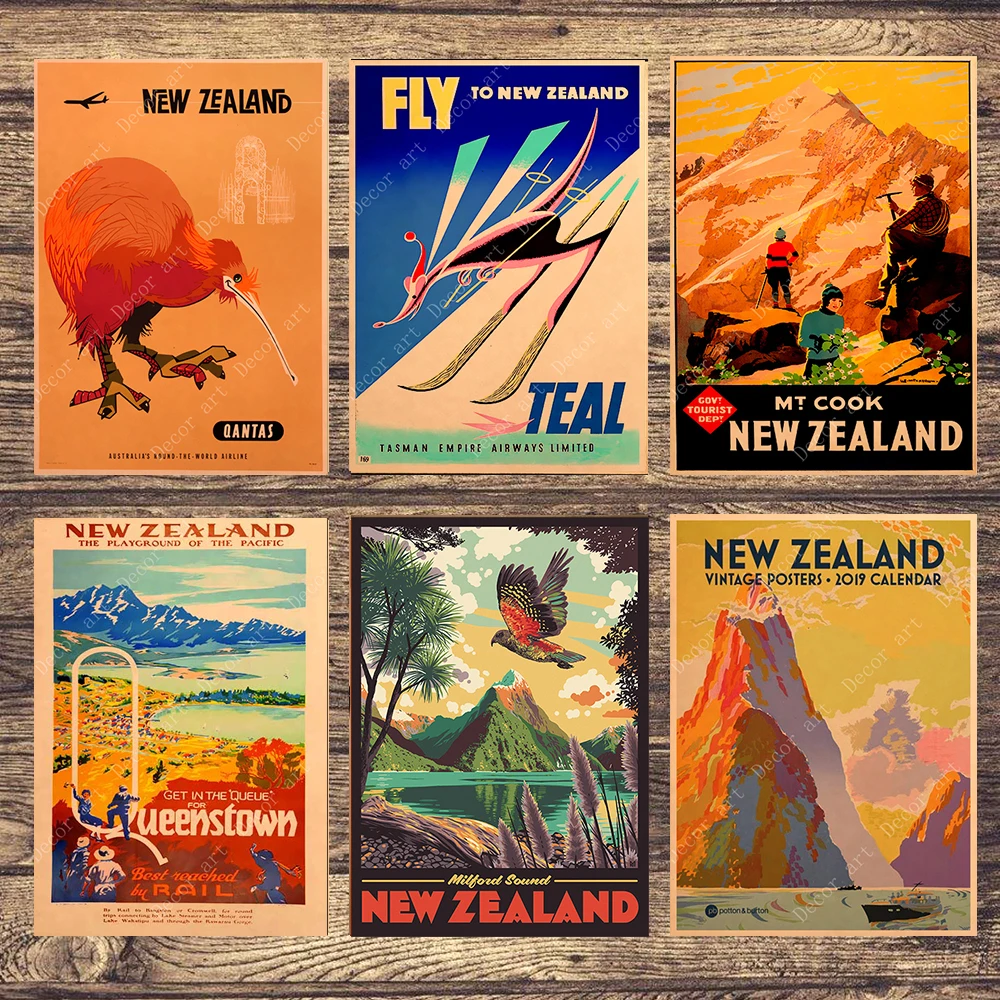 Картина на холсте с изображением лыж новозеландского зермата фруктов винтажные