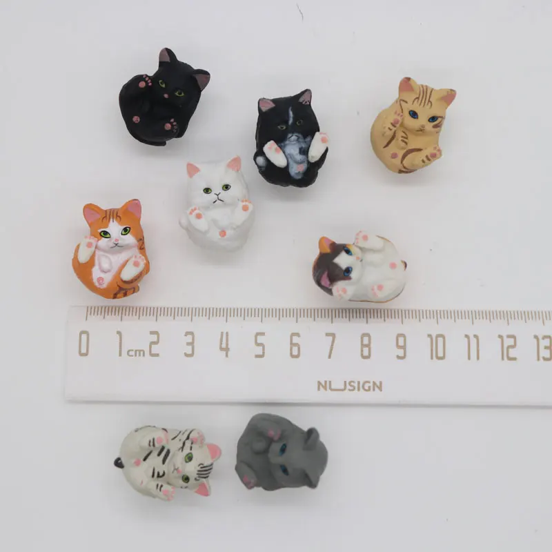 25mm cat cute animal fridge maget home decoration magnetic sticker kids like mini gift PVC strong magnet paste paper fixer |