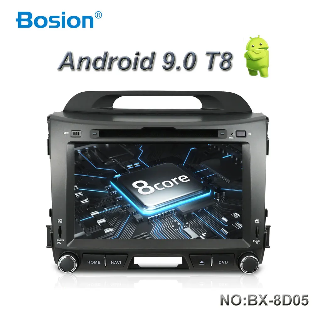 Android 9 0 Восьмиядерный автомобильный dvd для KIA sportage 2011 2012 2013 2014 2015 головное