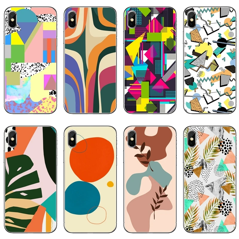 Аксессуар для телефона Art Retro Abstract Geometry для Xiaomi Redmi Note 9S 9T 9 8 8T 7 6 5A 9C 9A 7A K20 6A S2 Pro.