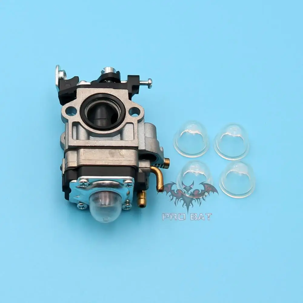 Карбюратор Carb 15 мм с праймером для мотоциклетного скутера бензиновым двигателем