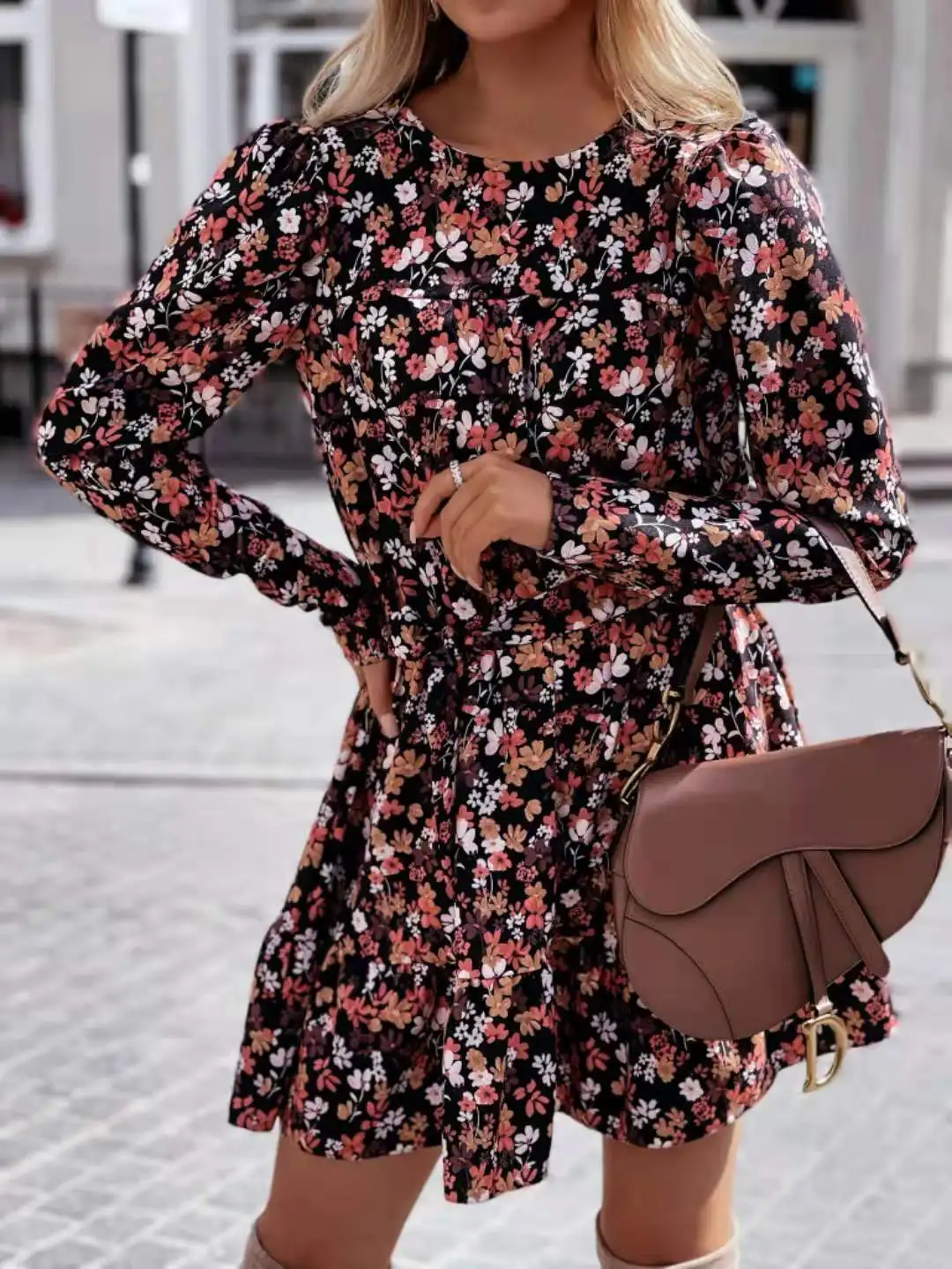 

Bodycon dress for women Square Neck Black Dress Women Elegant Cotton Fashion Side Split Dress Mini Ladies Basic