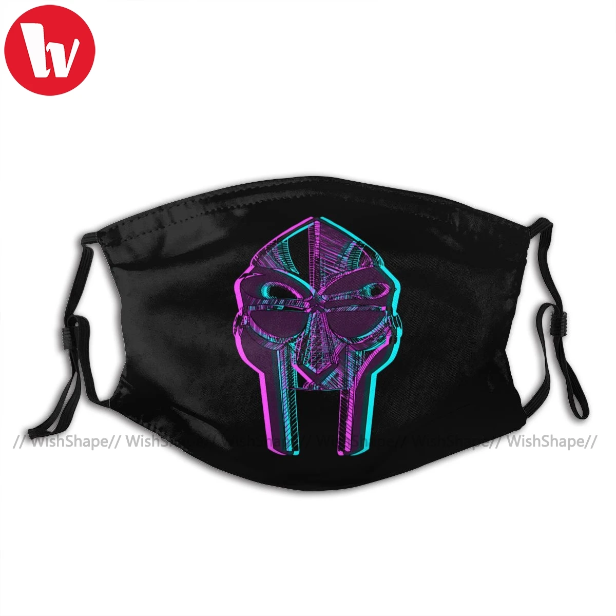 

Mf Doom Mouth Face Mask Mf Doom Facial Mask Funny for Adult Fashion with Filters Mask