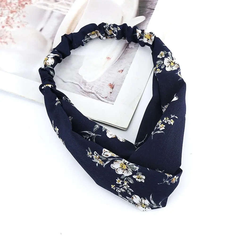 

Cross Headband For Women Turban Hairband Stretch Twisted Knotted Hair Band Hair Accessories Headwear