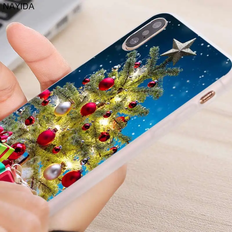 soft silicone case for huawei honor 30 20 pro 10 9 9x lite 9a 8a a 30s 10i 20i covers the christmas tree free global shipping
