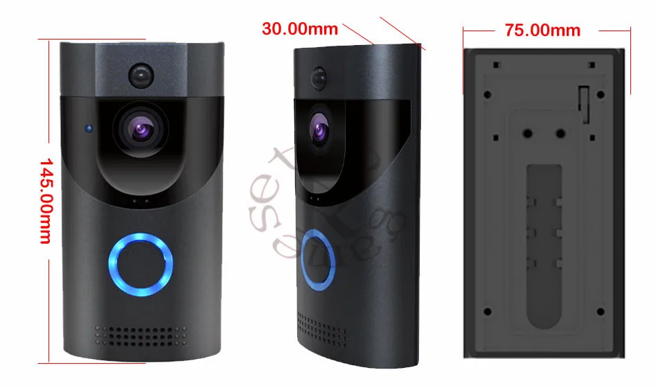 Видеодомофон B30 720P HD Wi-Fi беспроводная с низким энергопотреблением | Безопасность