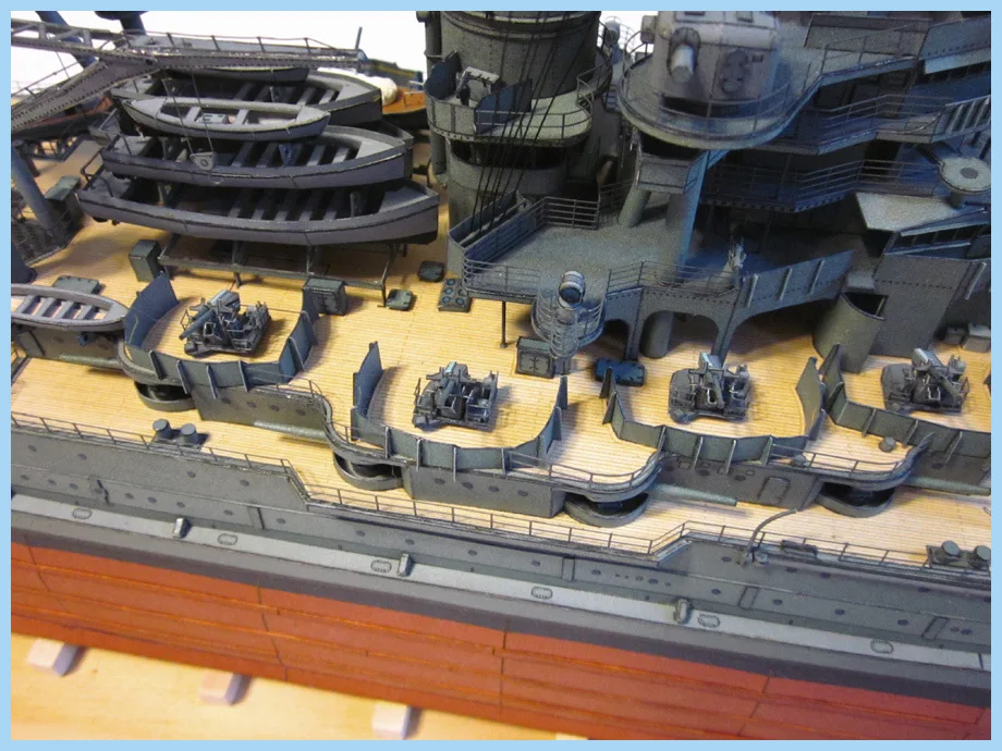 

1:250 paper model U.S. BB-39 battleship Arizona military fan gift handmade DIY