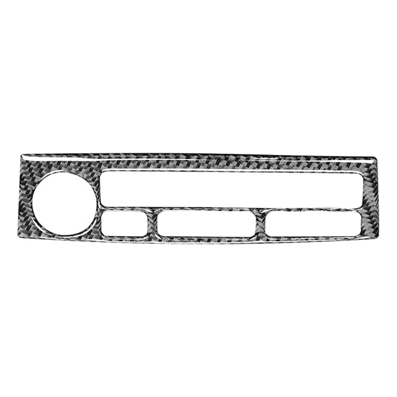 

Car Navigation Control Panel Button Cover Trim Carbon Fiber for Nissan 350Z 2003-2009 Accessories