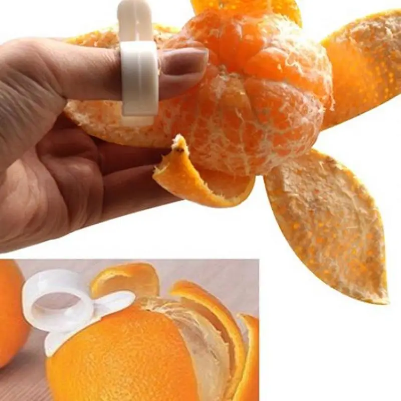 1 шт. пластиковый фруктовый апельсиновый инструмент для очистки с открытым