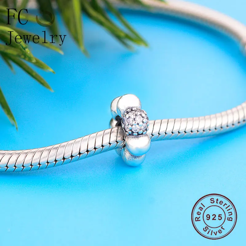 FC ювелирные изделия подходят оригинальные Pandora шармы браслет 925 Стерлинговое