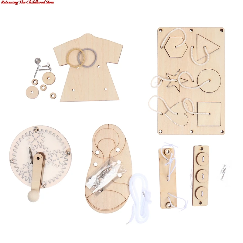 

Baby Busy Board Diy Accessories Material Duck Slide Busyboard Early Childhood Education Wooden Toys Scrapbook Puzzle Supplies