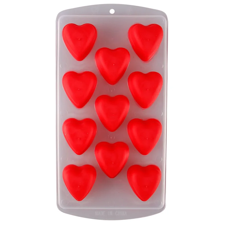 

Funny Star Heart Shape Silicone Chocolate Mold Maker Ice Cube Tray Freeze Mould Bar Pudding Jelly Color Random #84002