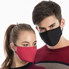 Хлопковая маска Kajeer PM2.5 для защиты от дыхания и пыли, маска для рта с фильтром из активированного угля, респиратор, маска для рта, однотонная маска для лица