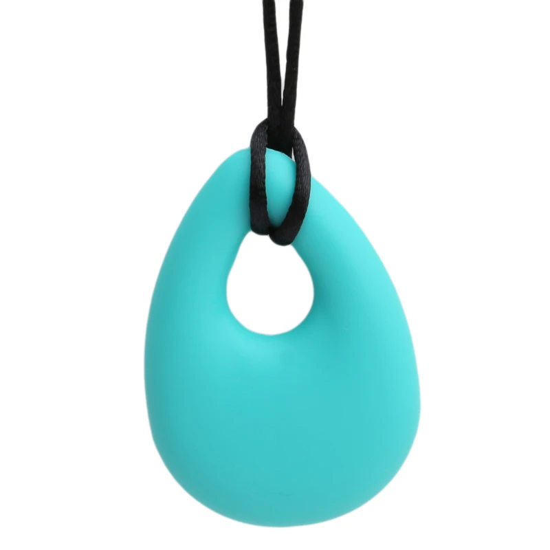 Силиконовый Прорезыватель для зубов малышей детское кольцо прорезывания черное