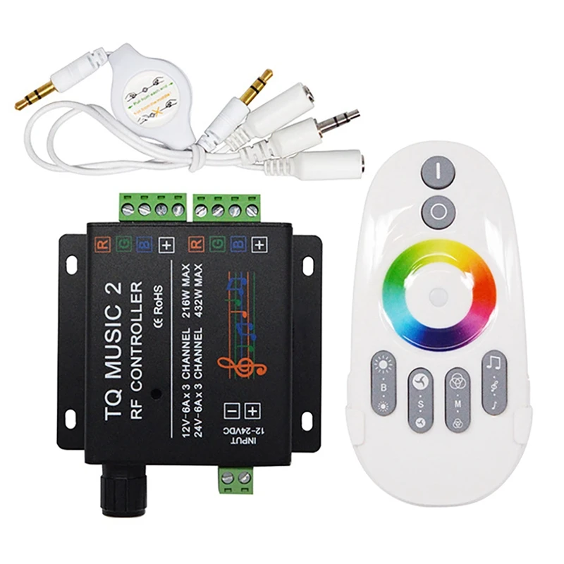

LED Controller Colorful Contact Smart Led Wireless Dimming Remote Control Rf Light Music RGB LED Light Controller