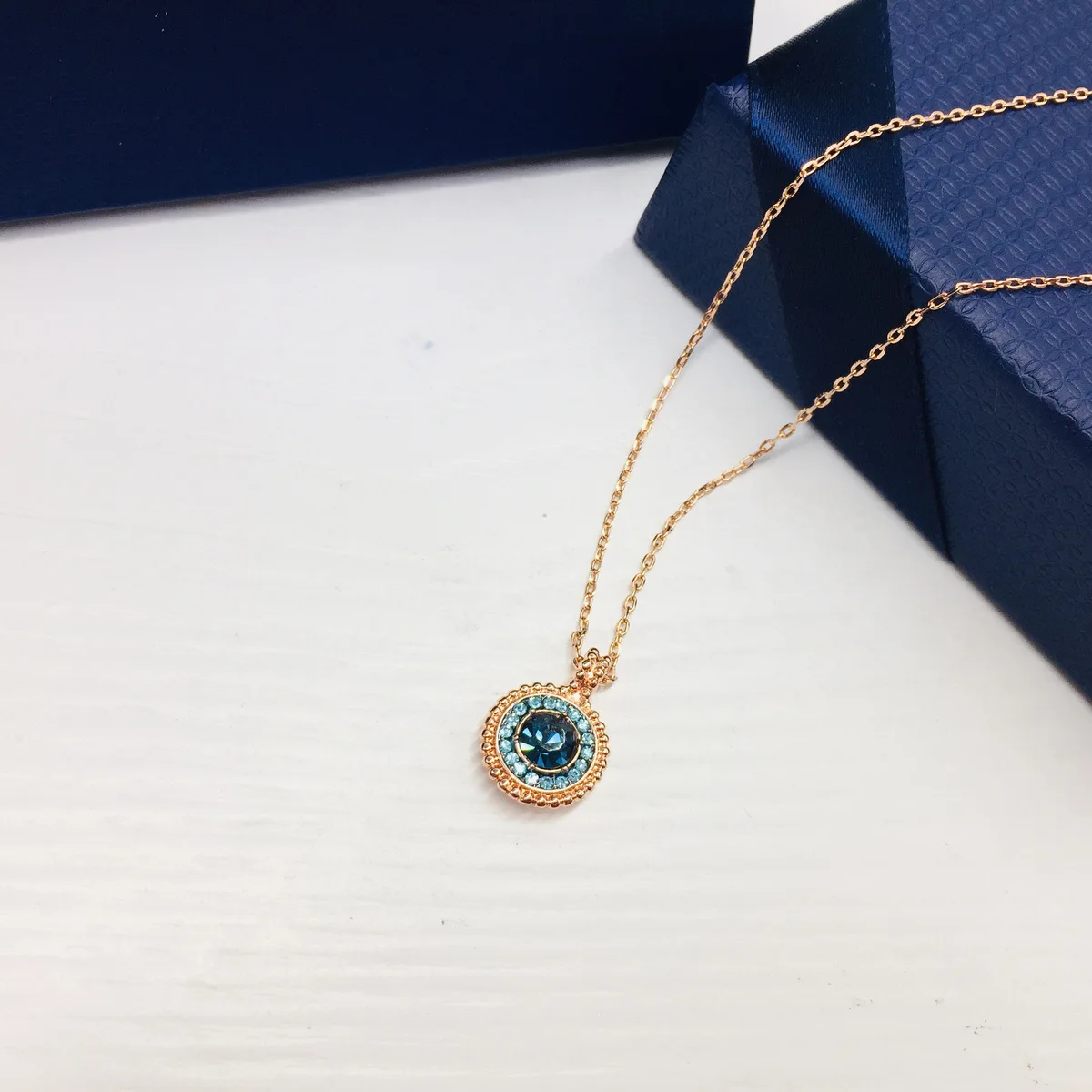 

High quality SWA original SWA Ginger Devil's Eye Lucky Girl Chain and Necklace Charming fashion jewelry