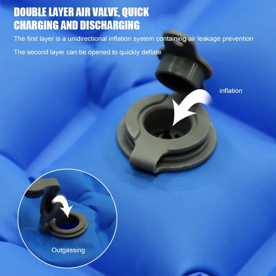 

Outdoor Inflatable Mattress TPU Ultra-Light Camping Mat Hiking Air Cushion Portable Sleeping Mat Damp Proof Waterproof Pad