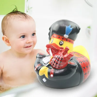 2019 детская игрушка для ванны плавающая резиновая утка сжимающая 11 см группа