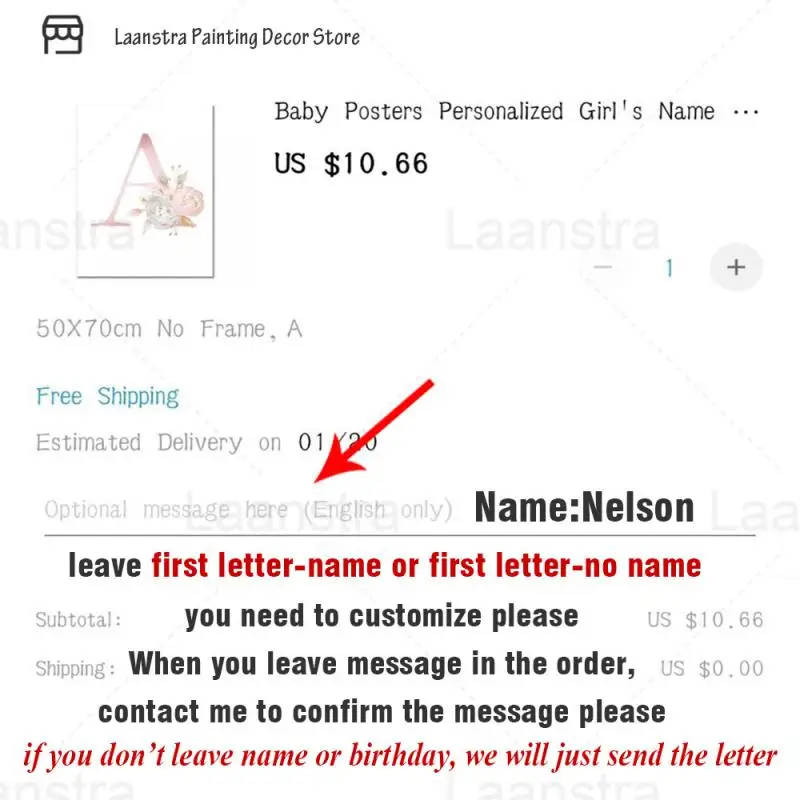 Персонализированный плакат имя ребенка холст для картины на индивидуальный