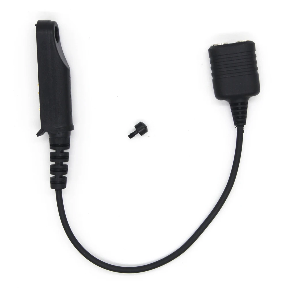 Adapter Cable for Baofeng UV-9R Plus UV-XR Waterproof to 2 Pin Suitable for UV-5R UV-82 UV-S9 Walkie Talkie Headset Speaker Mic