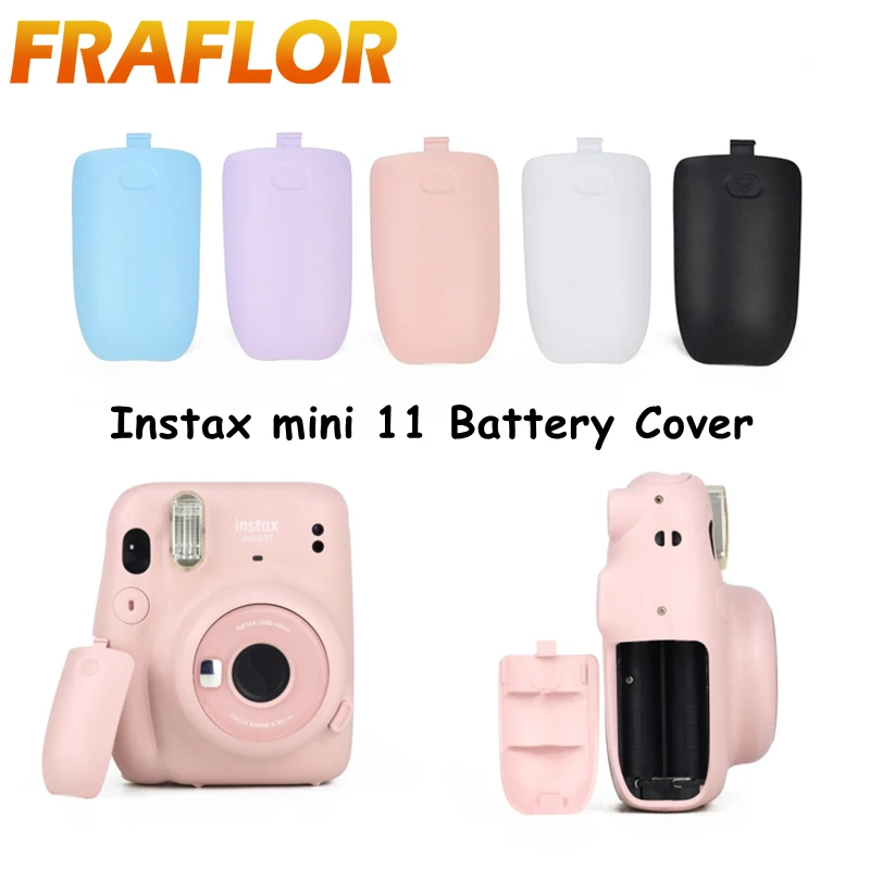 Крышка для аккумулятора Mini11 сменная крышка из ПВХ Fujifilm Instax Mini 11 белый синий