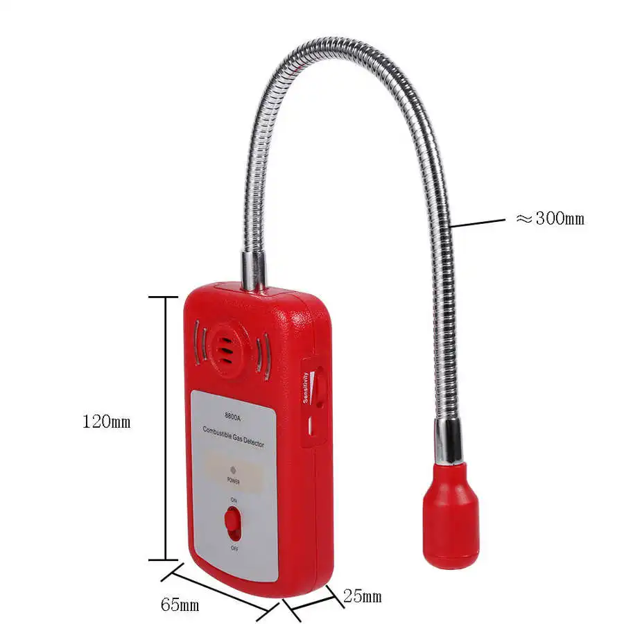 Детектор газа 1 шт. портативный детектор утечки горючего природного Тестер со