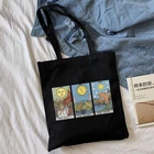 Винтажная Холщовая Сумка Sun God для женщин, модная забавная Повседневная Дамская сумочка для покупок в стиле Харадзюку, сумка на плечо