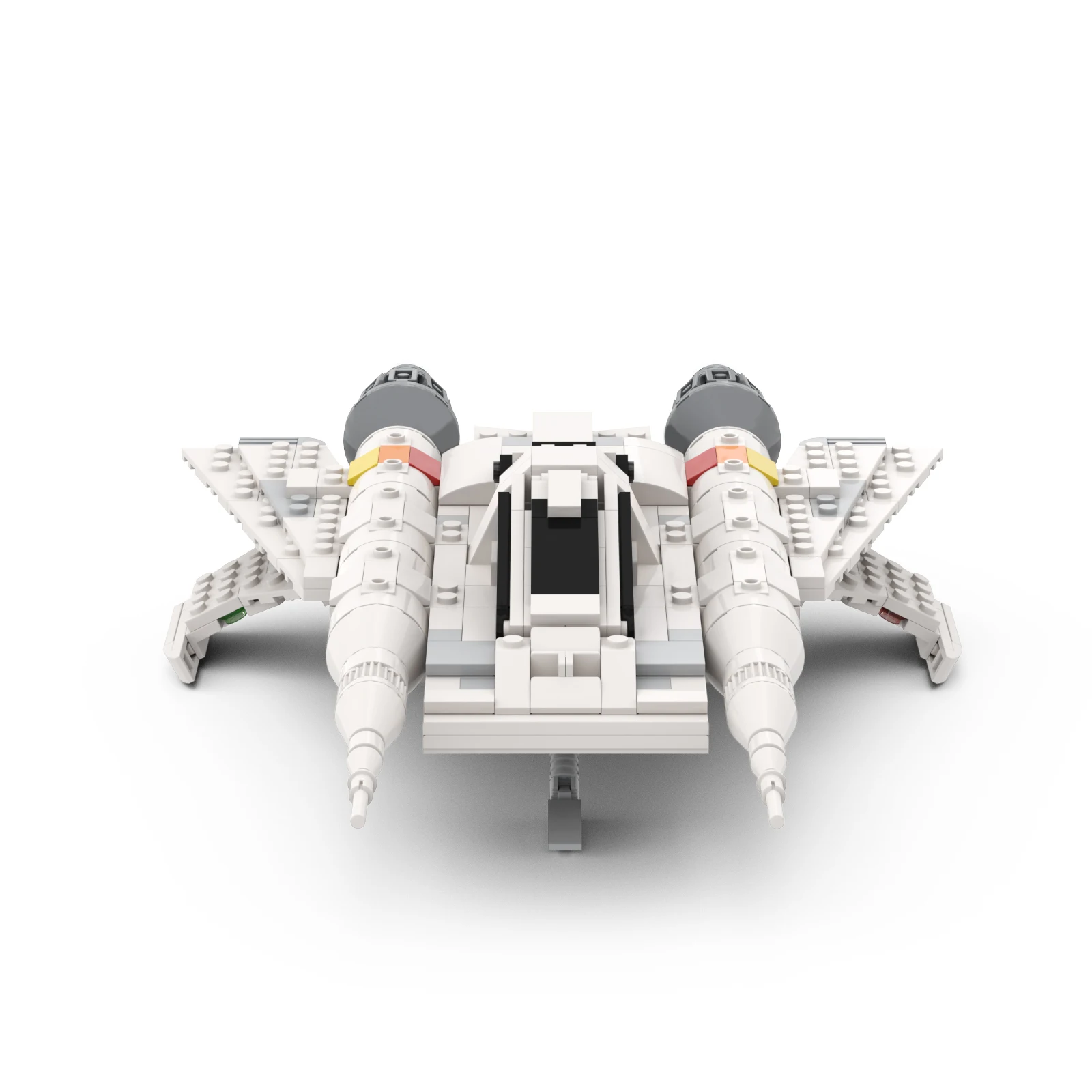

Military Assault Ship Light Cruiser TIE Modified Interceptor Y Wing MOC Warrior Rebellion Space Wars Building Blocks Toys Kids