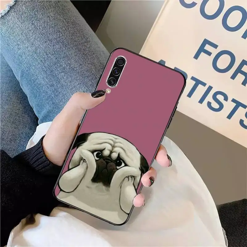 

bulldog cute dog pet Animal Phone Case For Samsung galaxy S 9 10 20 A 10 21 30 31 40 50 51 71 s note 20 j 4 2018 plus