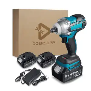 588n m brushless electric impact wrench cordless rechargeable screwdriver power tools 12 socket 7000rpm adapt to makit battery free global shipping