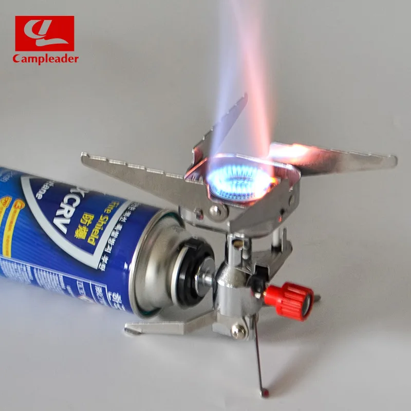 Портативная легкая ветрозащитная газовая горелка для кемпинга туристическая