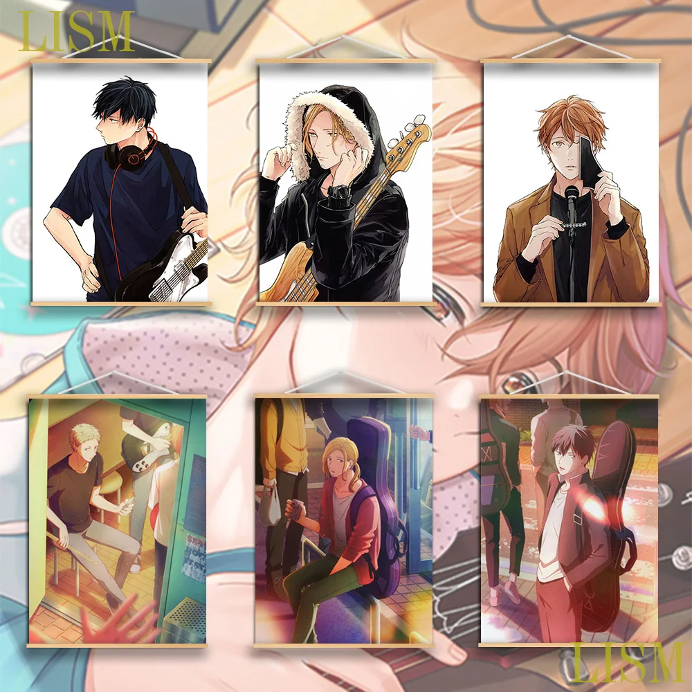 

Настенный плакат Sato Mafuyu Uenoyama Ritsuka Nakayama Haruki Аниме Манга, подвесной свиток из массива дерева с картиной на холсте