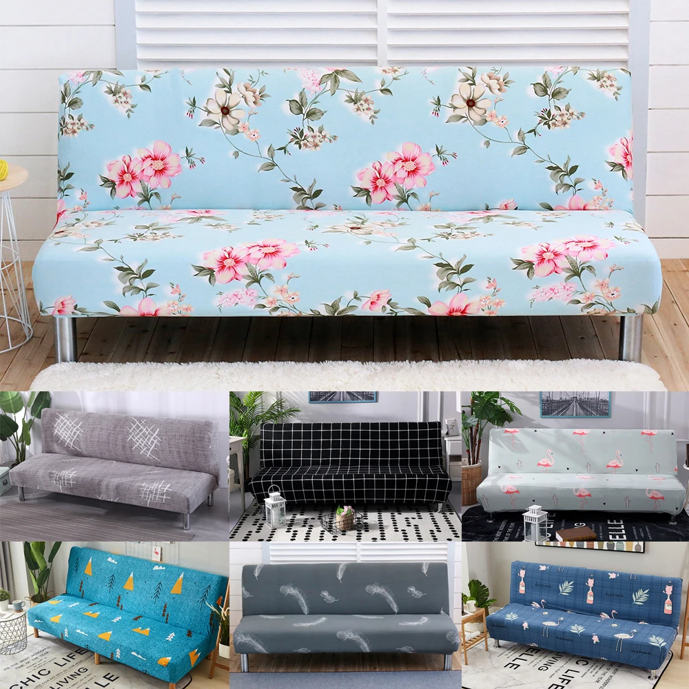 Эластичное покрывало для дивана без подлокотника складной чехол чехлы гостиной