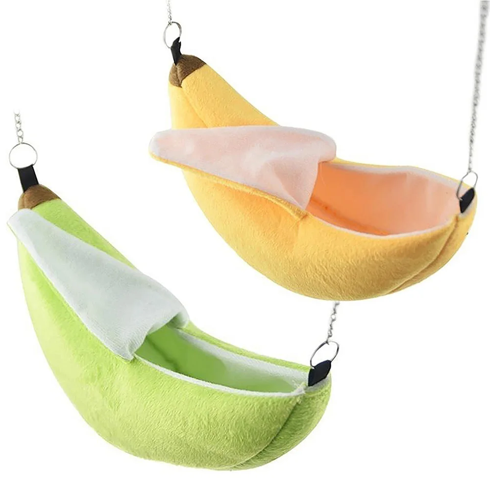 Домашнее животное хомяк гамак для крысы клетка дом типа &quotбанан&quot Форма