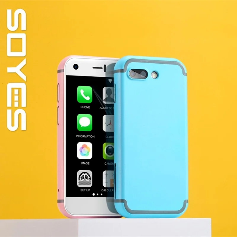 soyes 7s mini android smartphone with 2 54 hd screen quad core 1gb ram 8gb rom 5 0mp dual sim cute mobile phone cheap telefones free global shipping