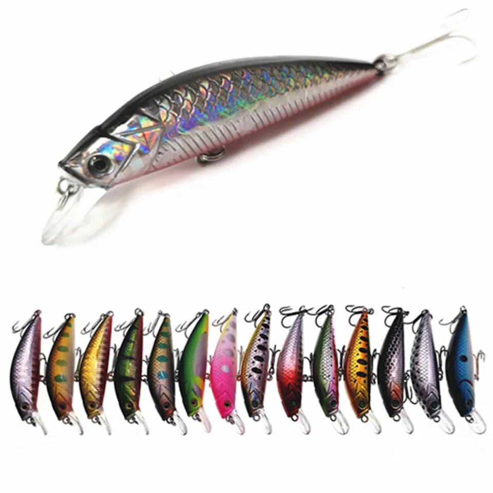 Новая рыболовная приманка Swolfy 4 шт./лот Реалистичная кренкбейт 5 см 6 г приманки в