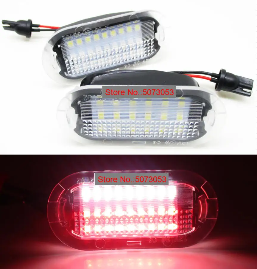 Светодиодный дверной светильник 2 шт. для VW Beetle Bora Golf Polo Sharan Vento Touran SKODA Octavia SEAT Leon