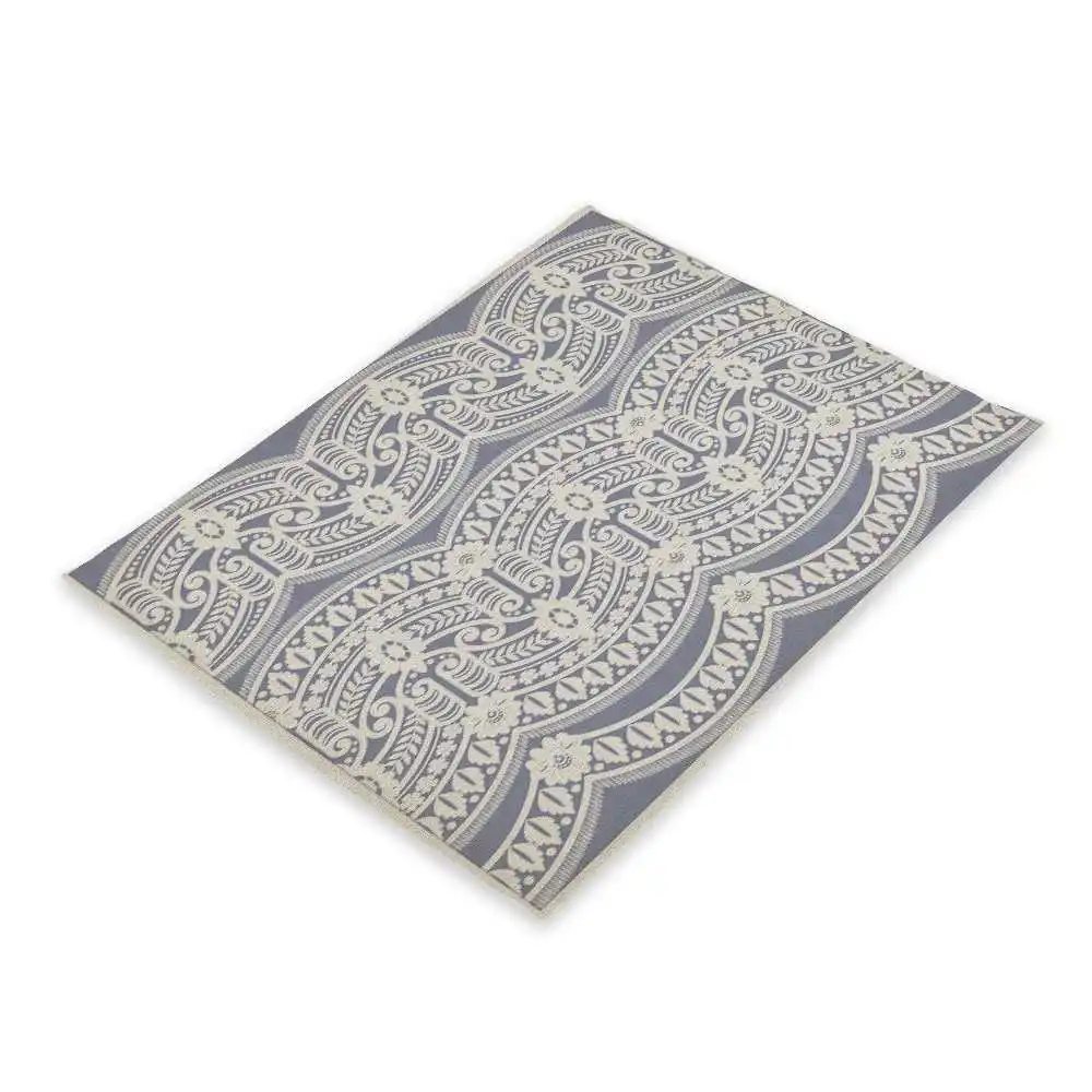 Индийский образец пледа для столового белья, антискользящие коврики для кухонных принадлежностей, украшение дома, подстаканники.