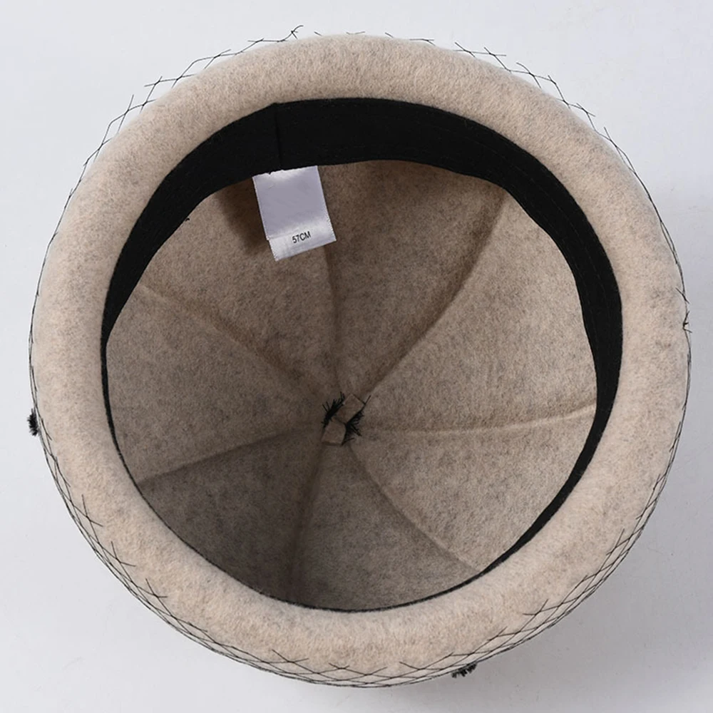 Французский элегантный головной убор одноцветная шапка художника для женщин