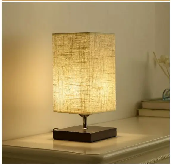 Современный ночник с изображением Северной Европы деревянной основой лампа для