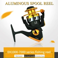 aluminous wire cup fishing spinning reels wheel freshwater saltwater fishing carp casting reels 1000 7000 series