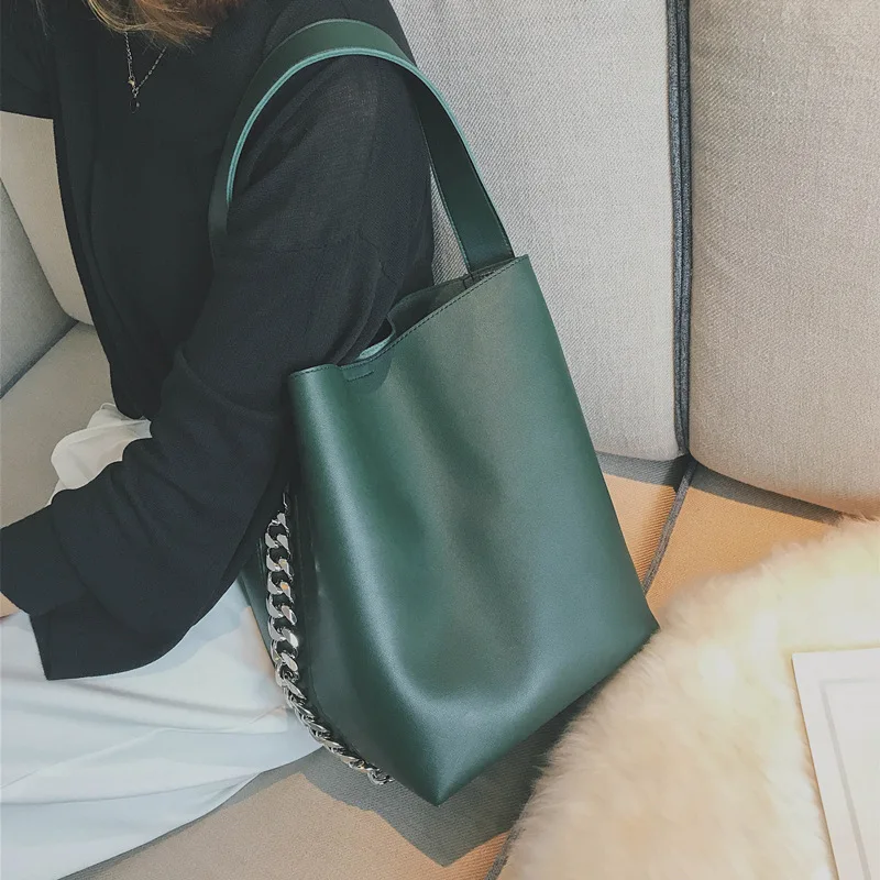 

Famous brand women's shoulder messenger bag, fashion pu leather solid color chain shoulder bag, high-quality leather girl bag