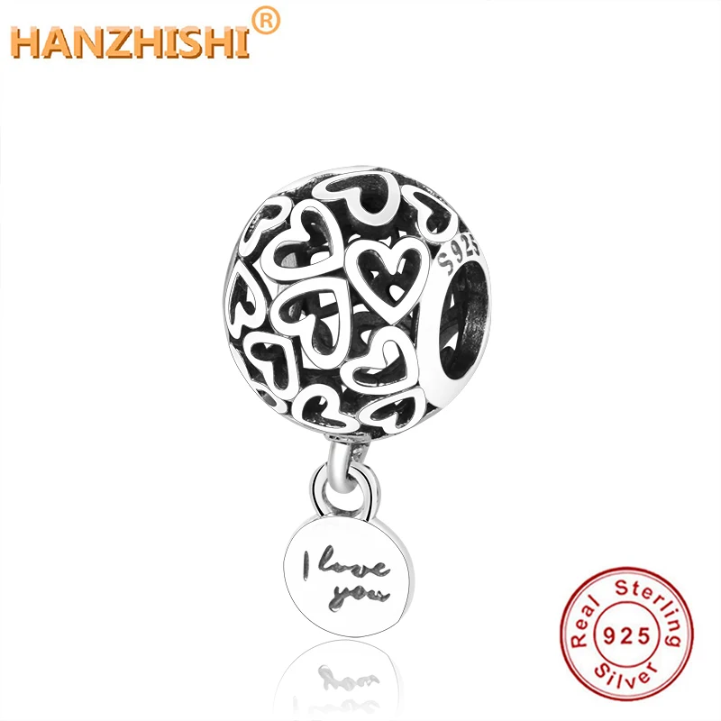 

2020 Summer Collection DIY Beads Fits Original pan Charm Bracelet Jewelry berloque 925 Sterling Silver Heart Charms