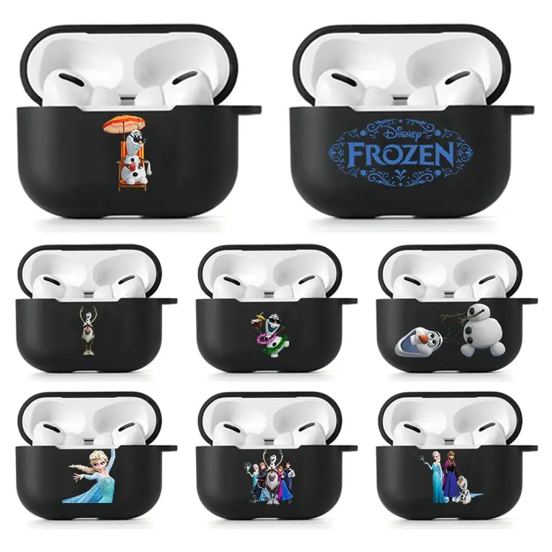 

Чехол для наушников Disney «Холодное сердце» для Apple Airpods Pro, мягкий силиконовый защитный чехол для беспроводных Bluetooth-наушников